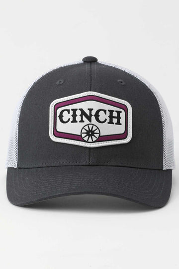 Cinch Grey Cinch Flexfit Trucker Ball Cap