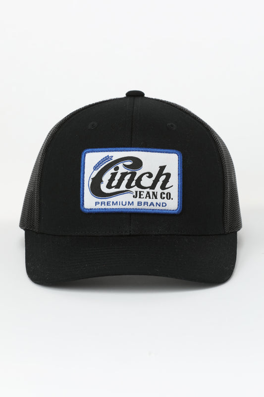 Cinch Men's Black Snapback Trucker Ball Cap