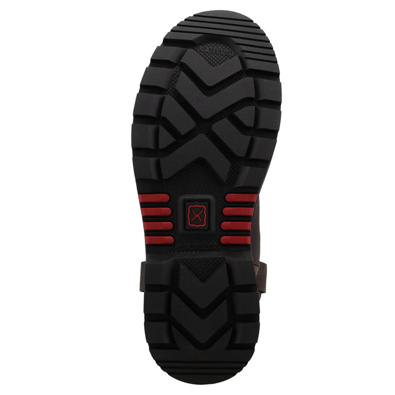Twisted X Men's 11" Safety Toe Pull On Dark Brown Work Boots
