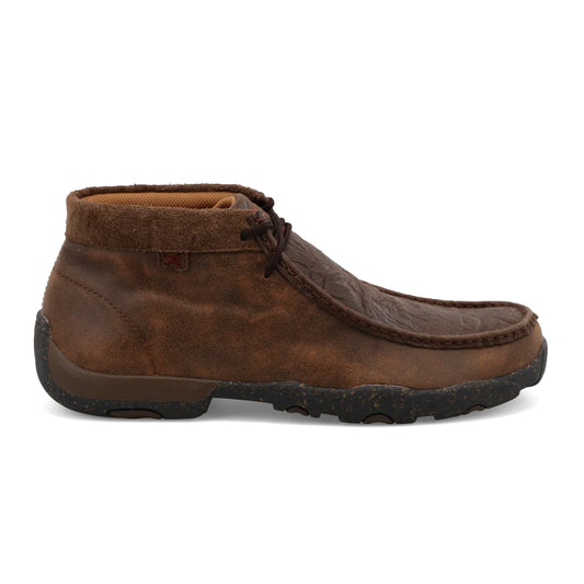 Twisted X Men's Chocolate & Chocolate Chukka Driving Moc