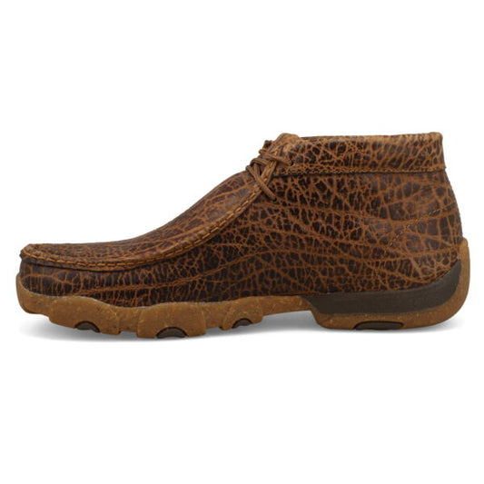 Twisted X Men's Chukka Driving Moc -Elephant Print