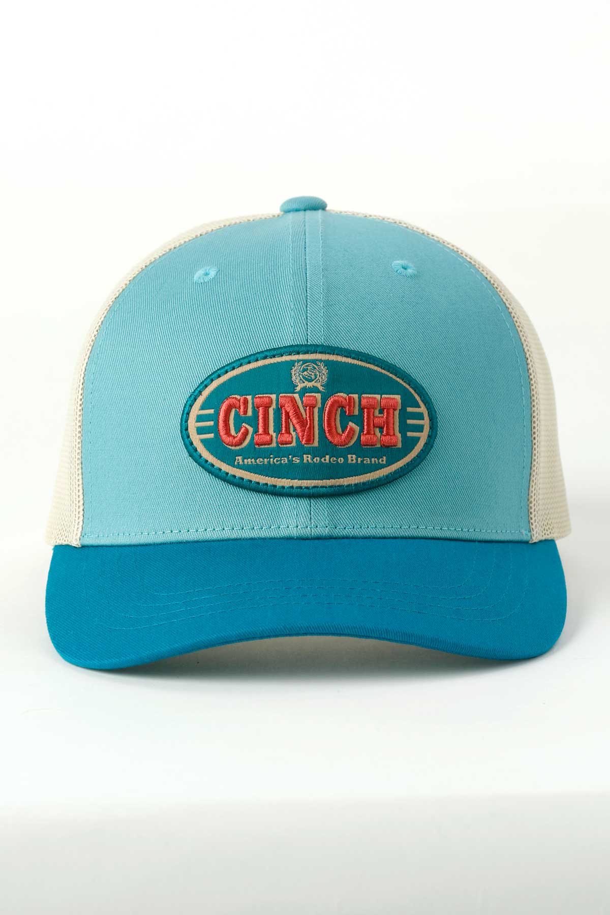 Cinch Women's Blue Logo Patch Ball Cap