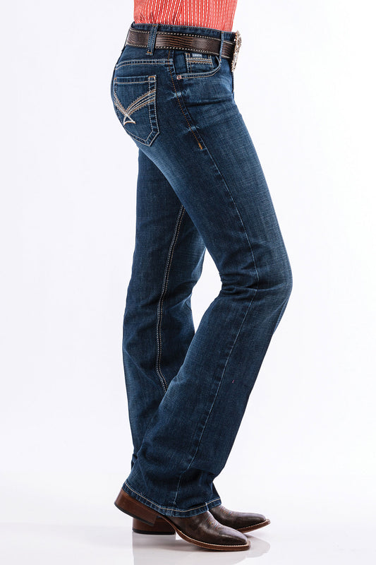 Cinch Women's Ada Relaxed Fit Boot Cut Jeans