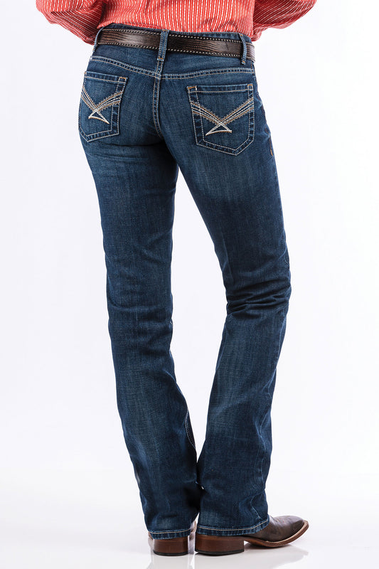 Cinch Women's Ada Relaxed Fit Boot Cut Jeans