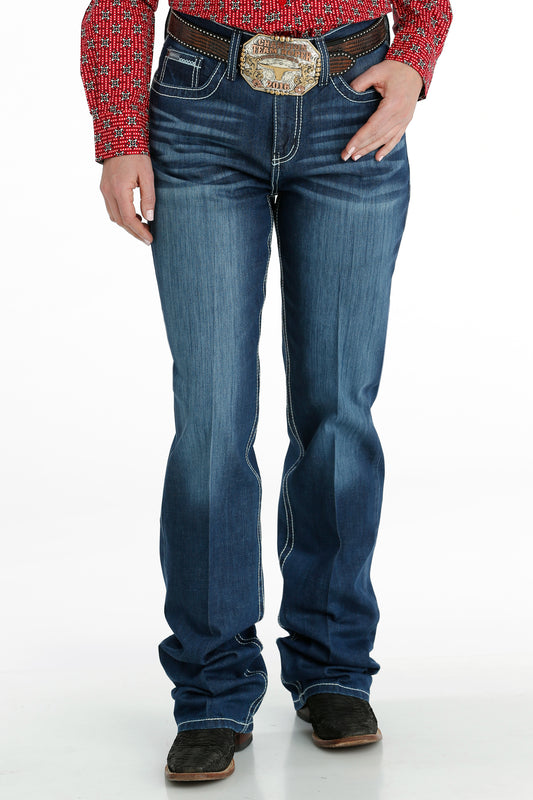 Cinch Women's Emerson Jeans-Dark Stonewash