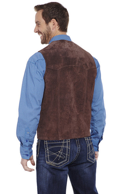 Cripple Creek Men's Suede Leather Vest