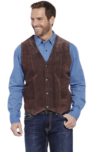 Cripple Creek Men's Suede Leather Vest