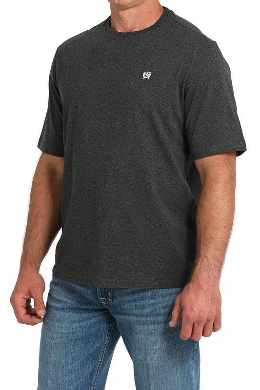 Cinch Men's Solid Black Logo T-Shirt