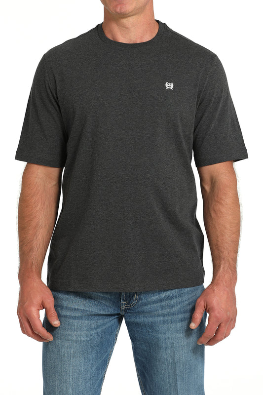 Cinch Men's Solid Black Logo T-Shirt