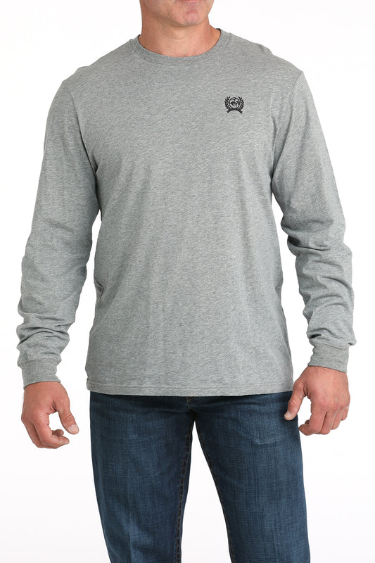 Cinch Men's That Dog'll Hunt Long Sleeve Grey T-Shirt