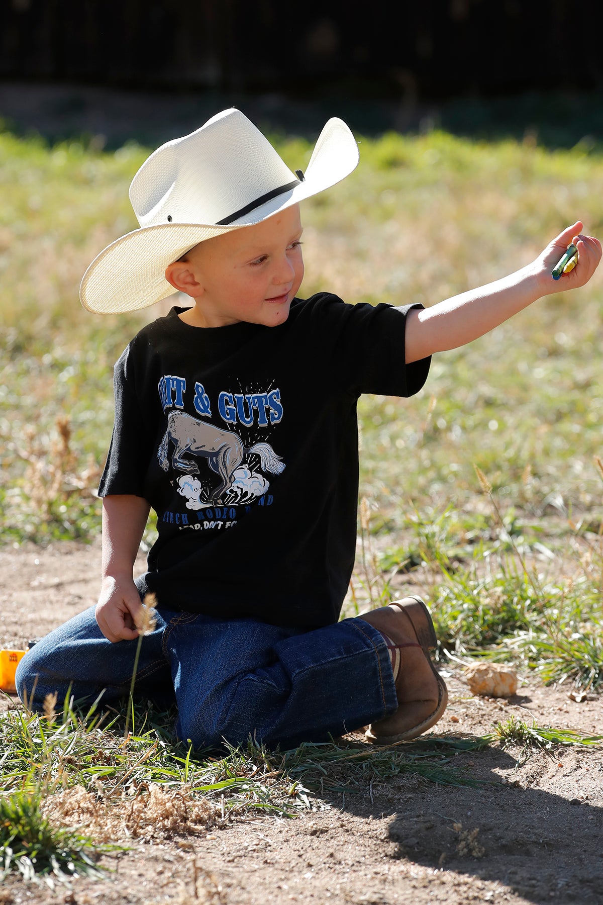 Cinch Lil' Boy's Grit & Guts Black T-Shirt