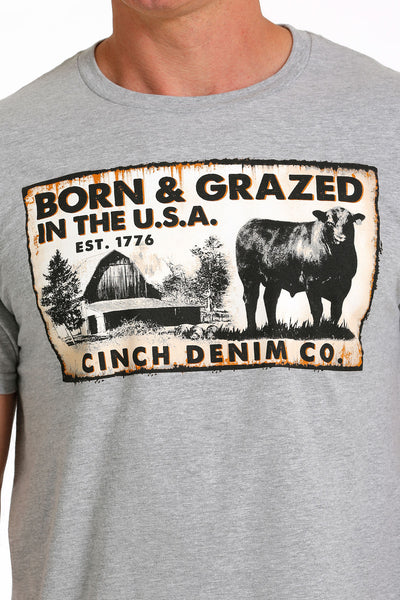 Cinch Men's "Born & Grazed In The USA" T-Shirt