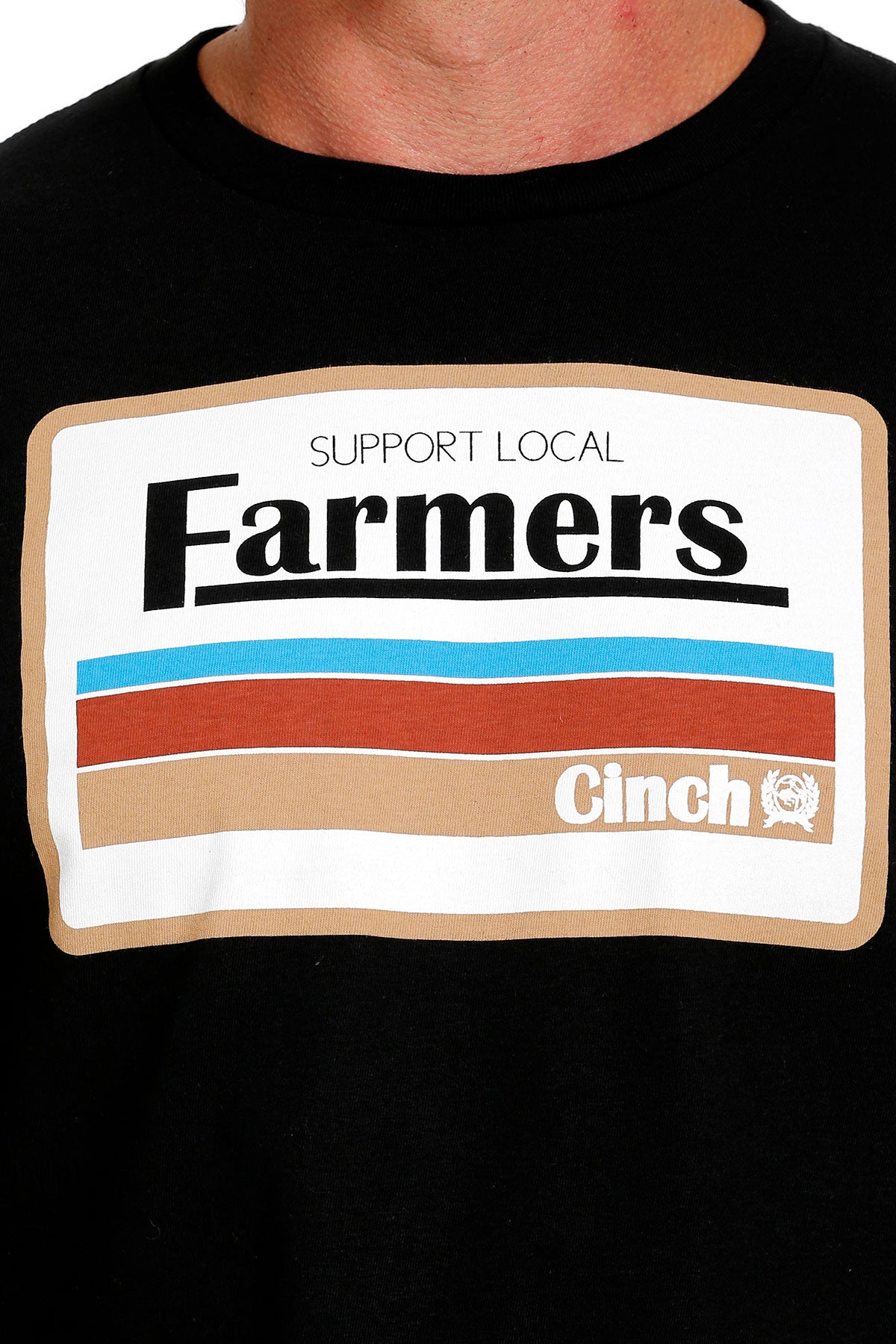 Cinch Men's Support Local Farmers T-Shirt
