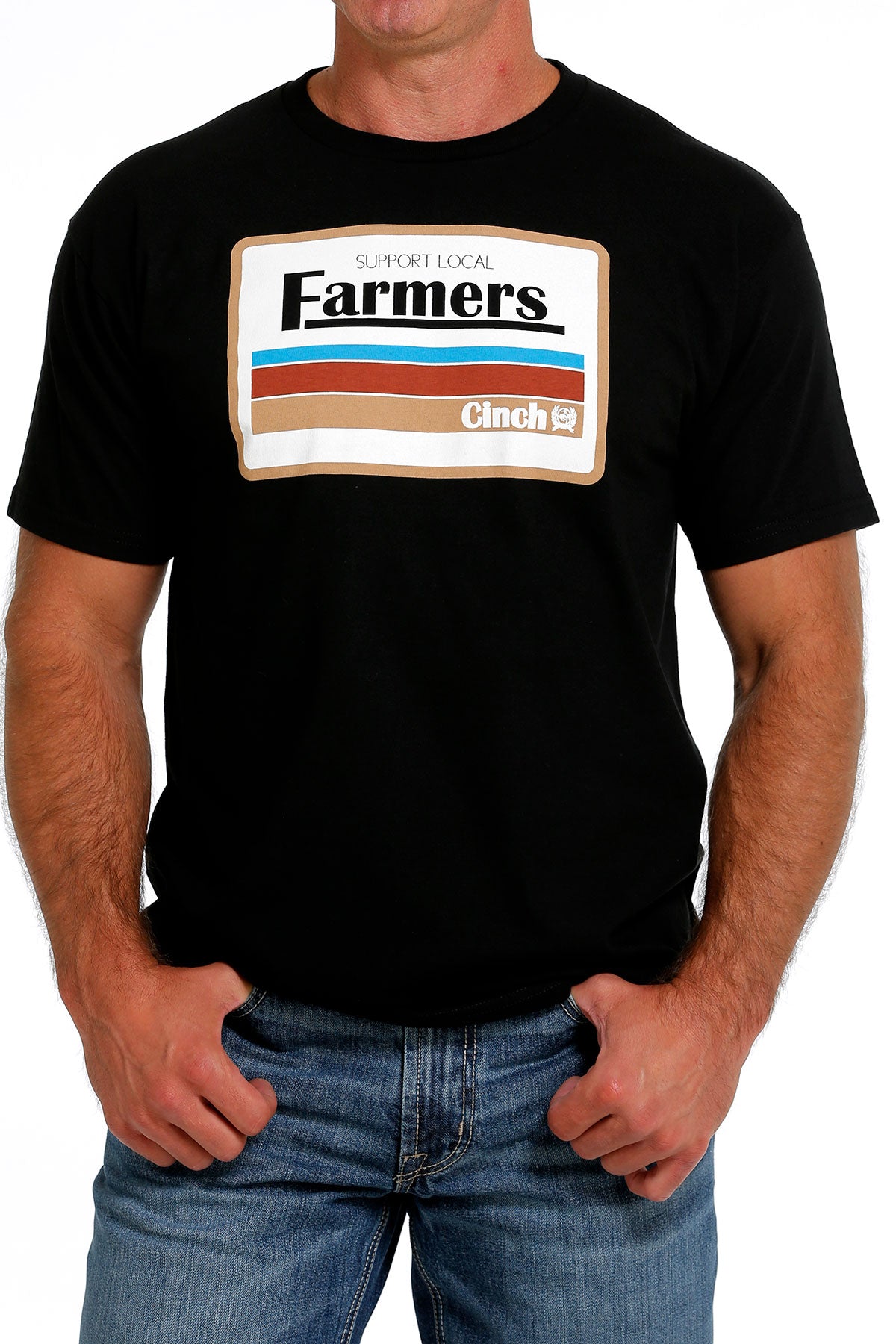 Cinch Men's Support Local Farmers T-Shirt