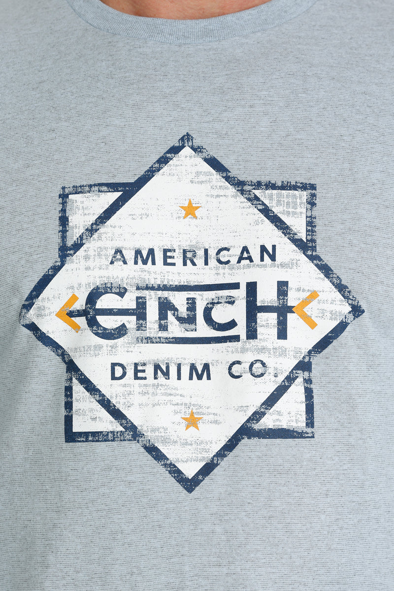 Cinch Men's American Cinch Co. Light Blue T-Shirt