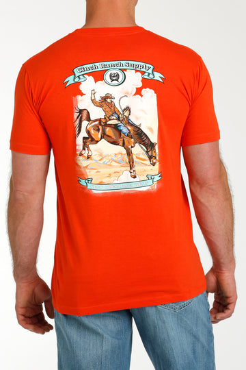 Cinch Men's "Cinch Ranch Supply, Keep America Cowboy" T-shirt