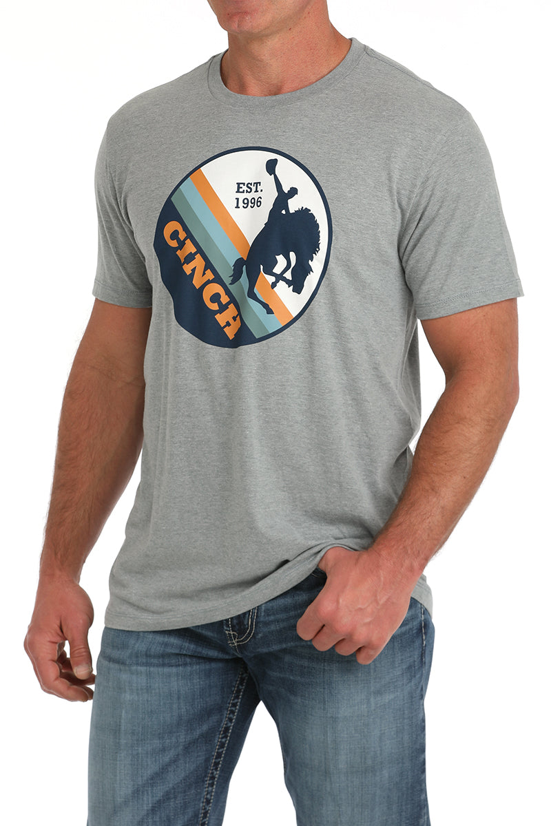 Cinch Men's Gray Bucking Bronc T-Shirt