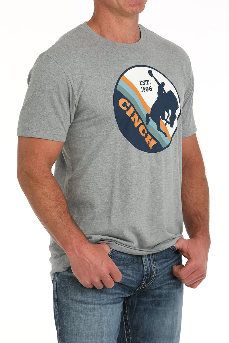 Cinch Men's Gray Bucking Bronc T-Shirt