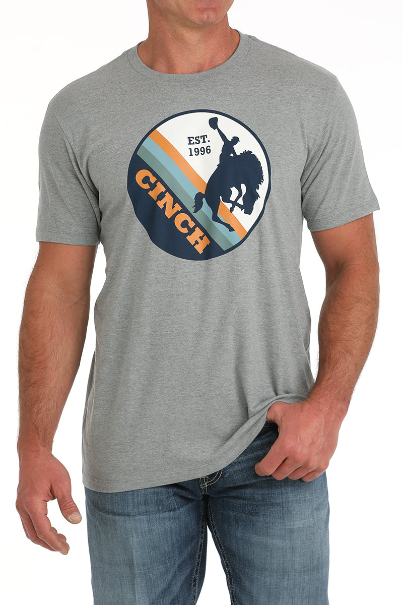 Cinch Men's Gray Bucking Bronc T-Shirt