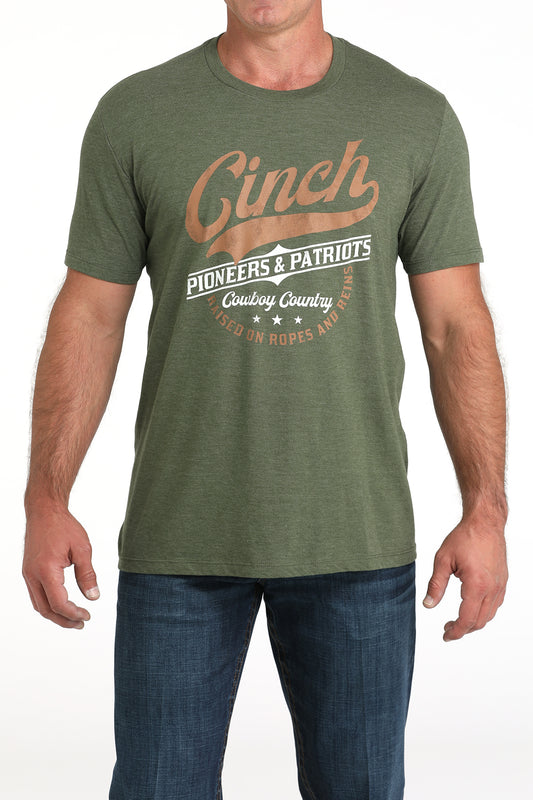 Cinch Men's Pioneers & Patriots Cowboy Country T-Shirt