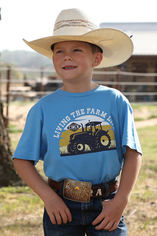 Cinch Boy's Living The Farm Life T-Shirt