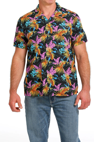 Cinch Men's Hawaiian Bronc Riding Camp Shirt