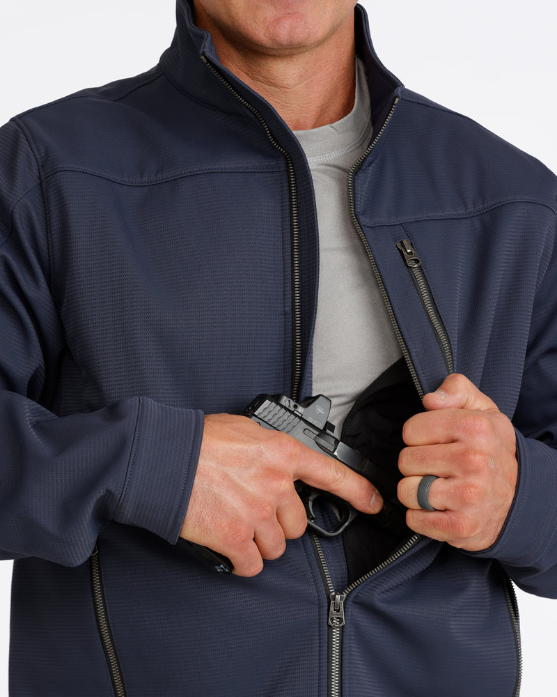 Cinch Men's Conceal & Carry Navy Bonded Jacket