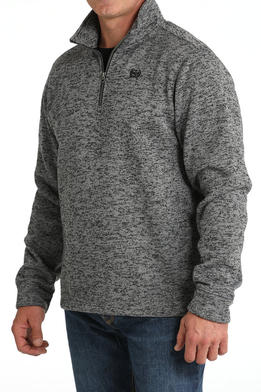 Cinch Men's Gray 1/4 Zip Pullover