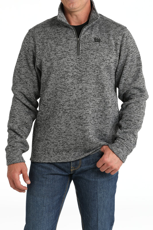 Cinch Men's Gray 1/4 Zip Pullover