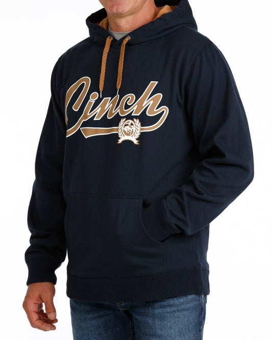 Cinch Men's Navy Logo Hoodie