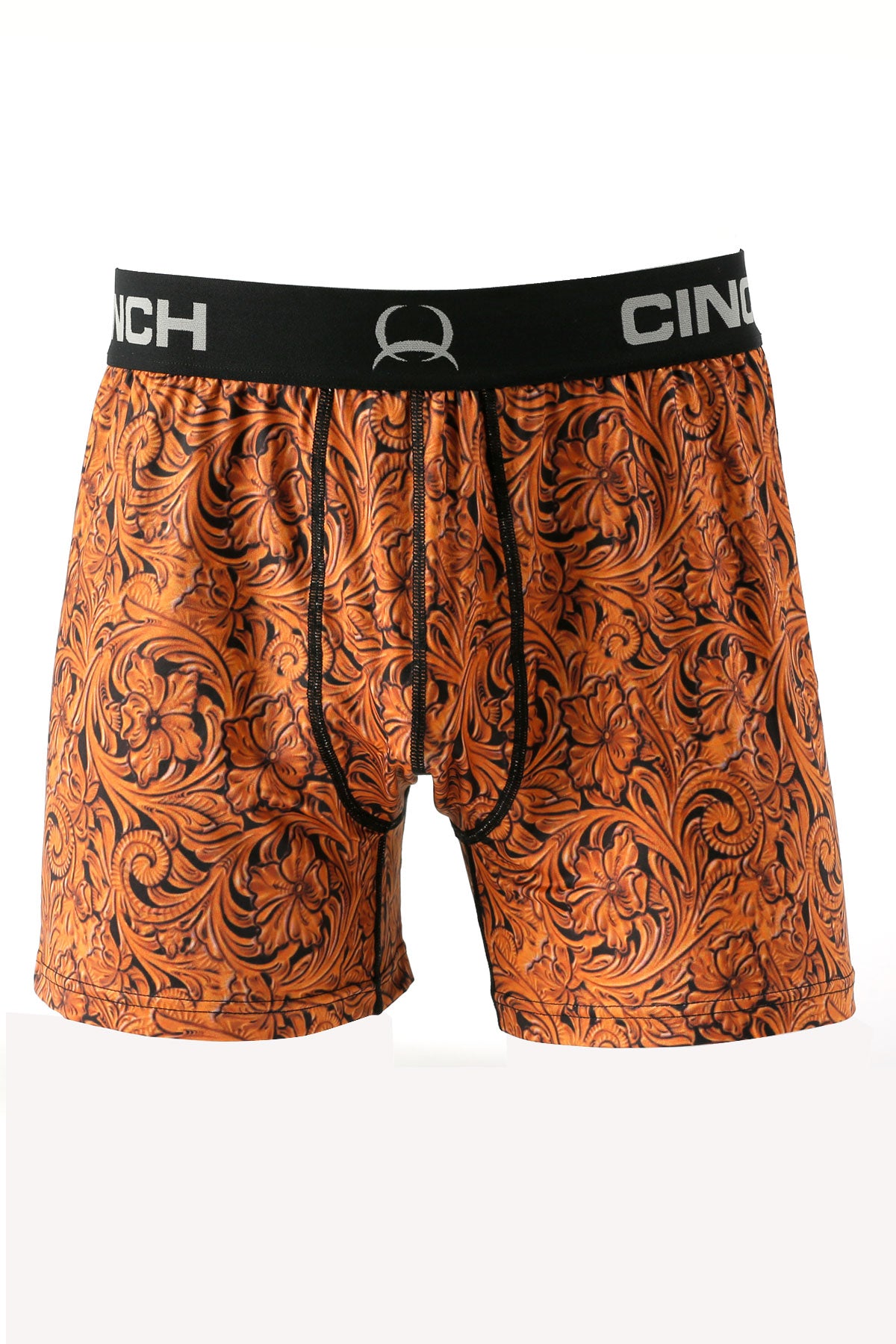 Cinch Men's Loose Fit Tooled Leather Look Boxer Briefs