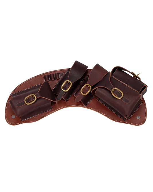 Latigo Leather Medicine Bag Cantle Style