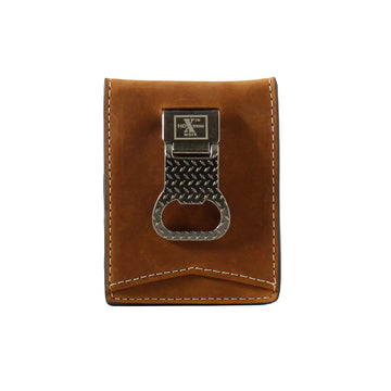 HDX Men's Medium Brown Bifold Money Clip