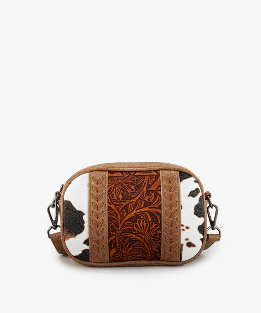 Montana West Tooled Whipstitch Crossbody Bag