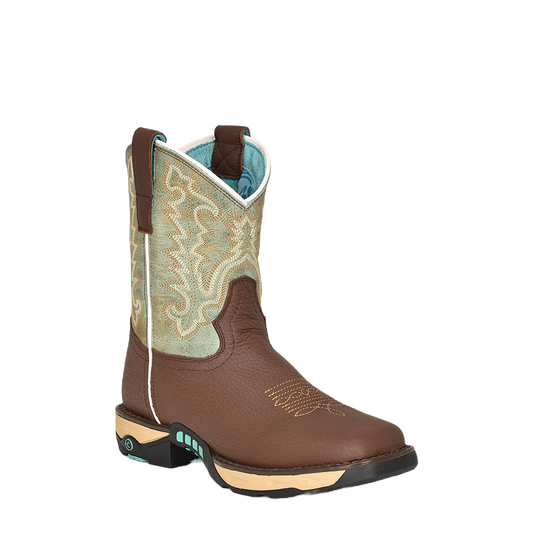 Women's Corral Mint & Brown Work Boot