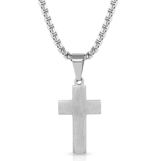 Montana Silversmiths Barbed Wire Cross Necklace