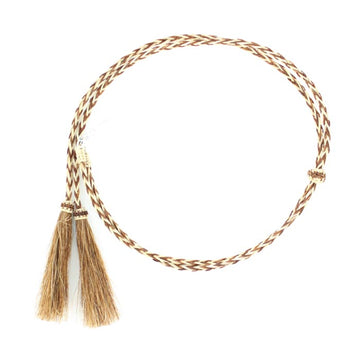 Double S Natural Horsehair Braided Stampede String