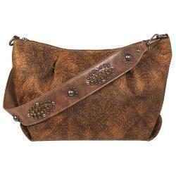 Nocona Ophelia Style Conceal Carry Brown Shoulder Bag