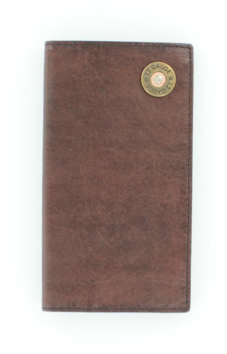 Nocona Men's Outdoor Brown Leather Rodeo Wallet