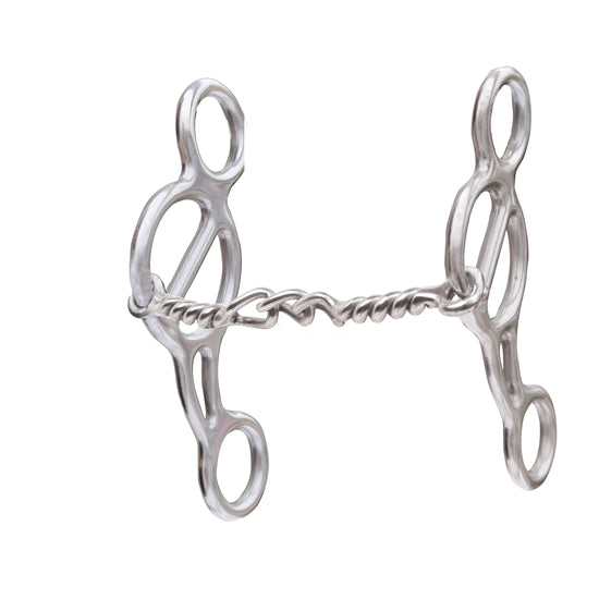 Small Chain Bit Professional’s Choice Short Shank Twisted Wire Chain Bit – R Bar B