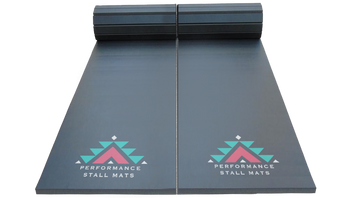 6x9 Portable Stall Mat Kit Grey