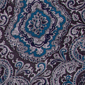Wyoming Traders Paisley Silk Scarf-42"
