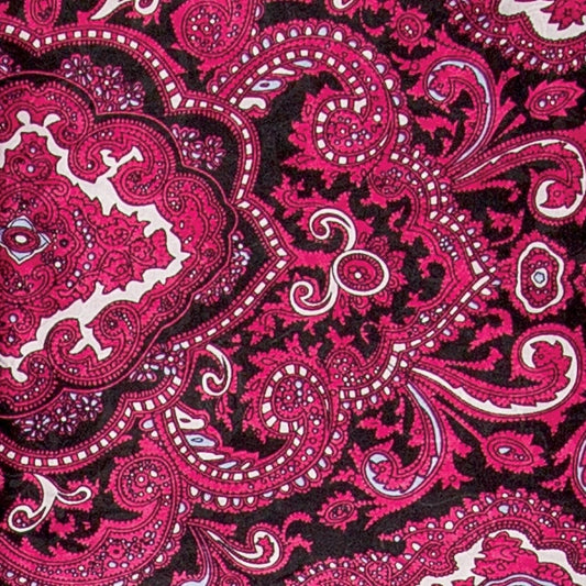 Wyoming Traders Paisley Silk Scarf-42"