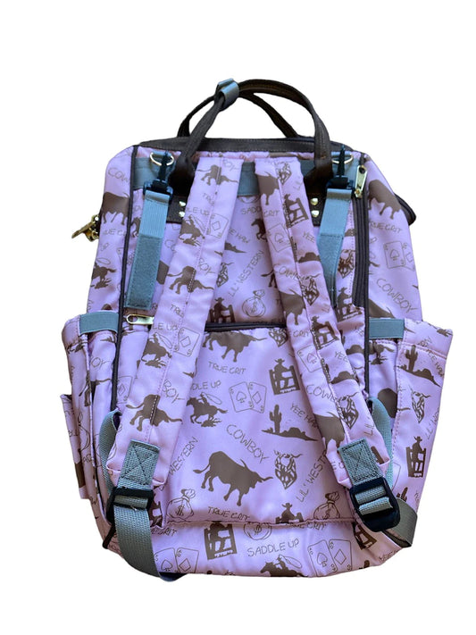 Shea Baby Pink Wild West Diaper Bag