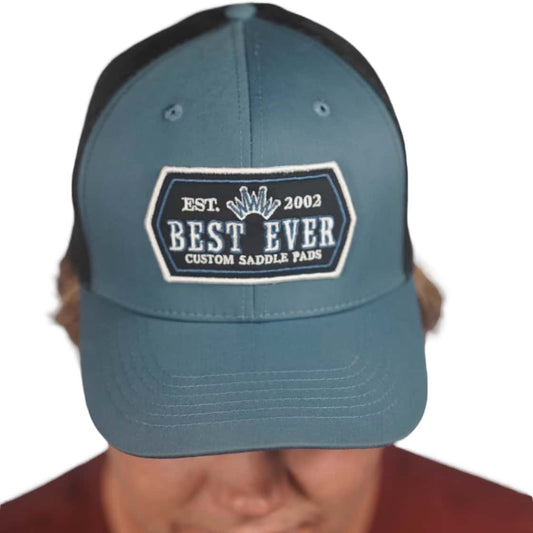 Best Ever Pacific Blue Trucker Ball Cap