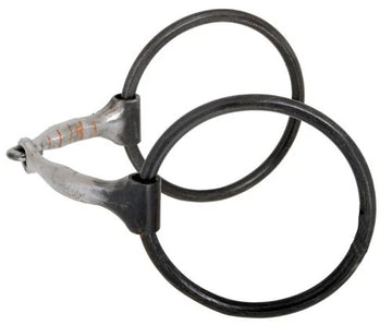 Dutton Sweet Iron 2 Piece Smooth Snaffle Loose O-Ring Bit