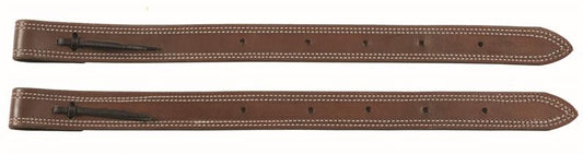 Oiled Doubled & Stitched Leather Rear Billets