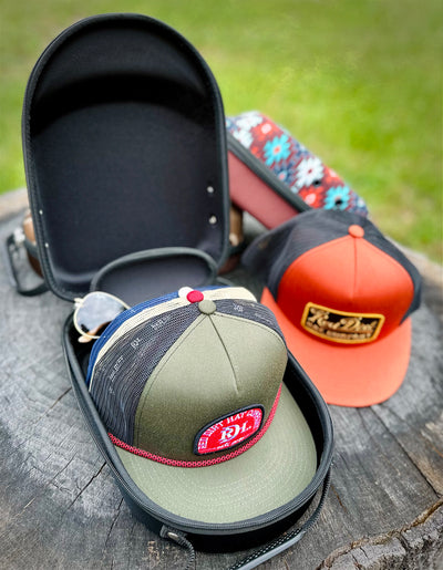 Red Dirt Hat Co. Hat Patch Print Cap Carrier w/Sunglass Case