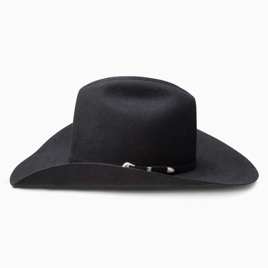 Resistol Midnight 6X Black Felt Cowboy Hat