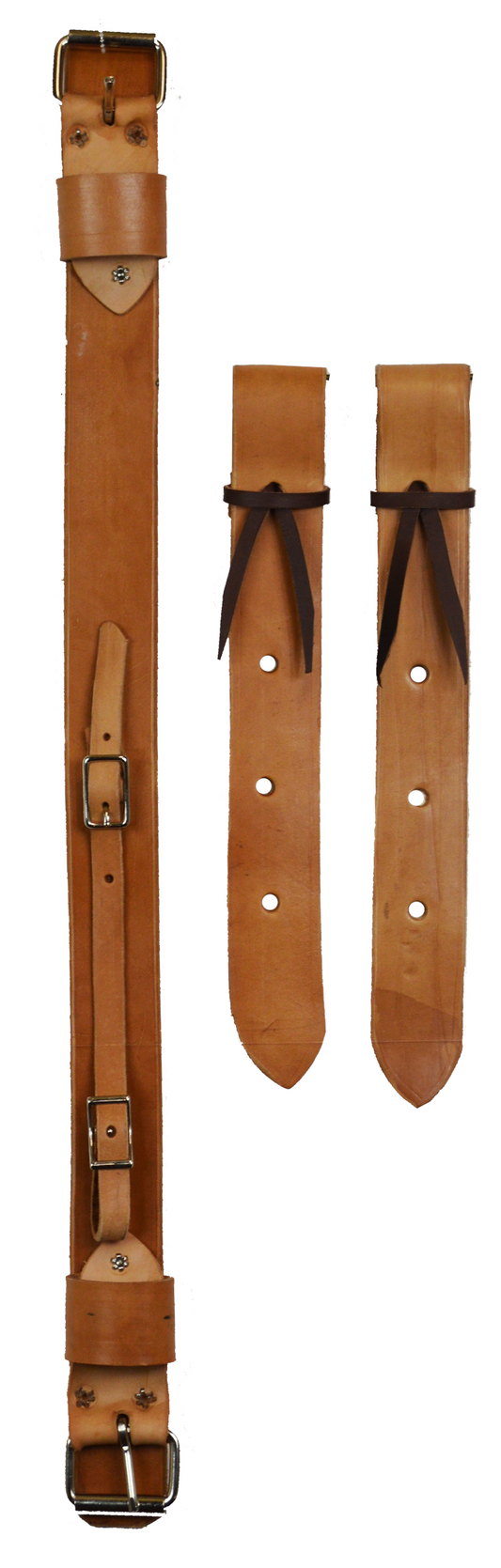 Pony 1-3/4" Natural Leather Rear Girth Set